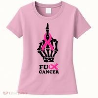 Breast Cancer , Middle Finger Cancer Women's T-Shirt thumb 0