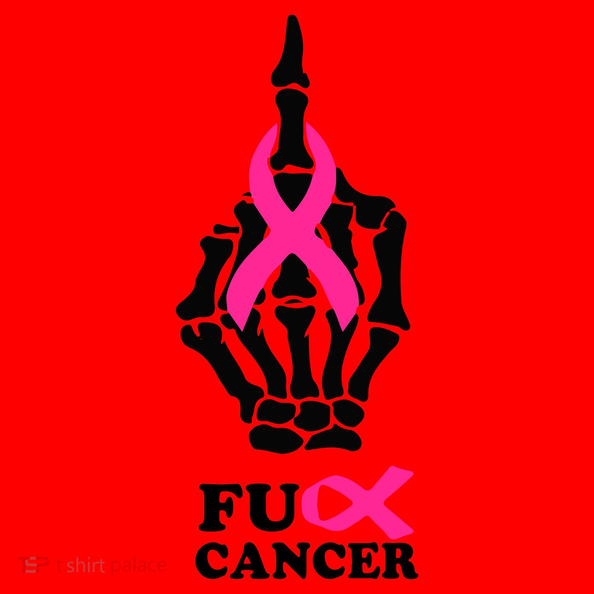 Breast Cancer , Middle Finger Cancer Santa Hat