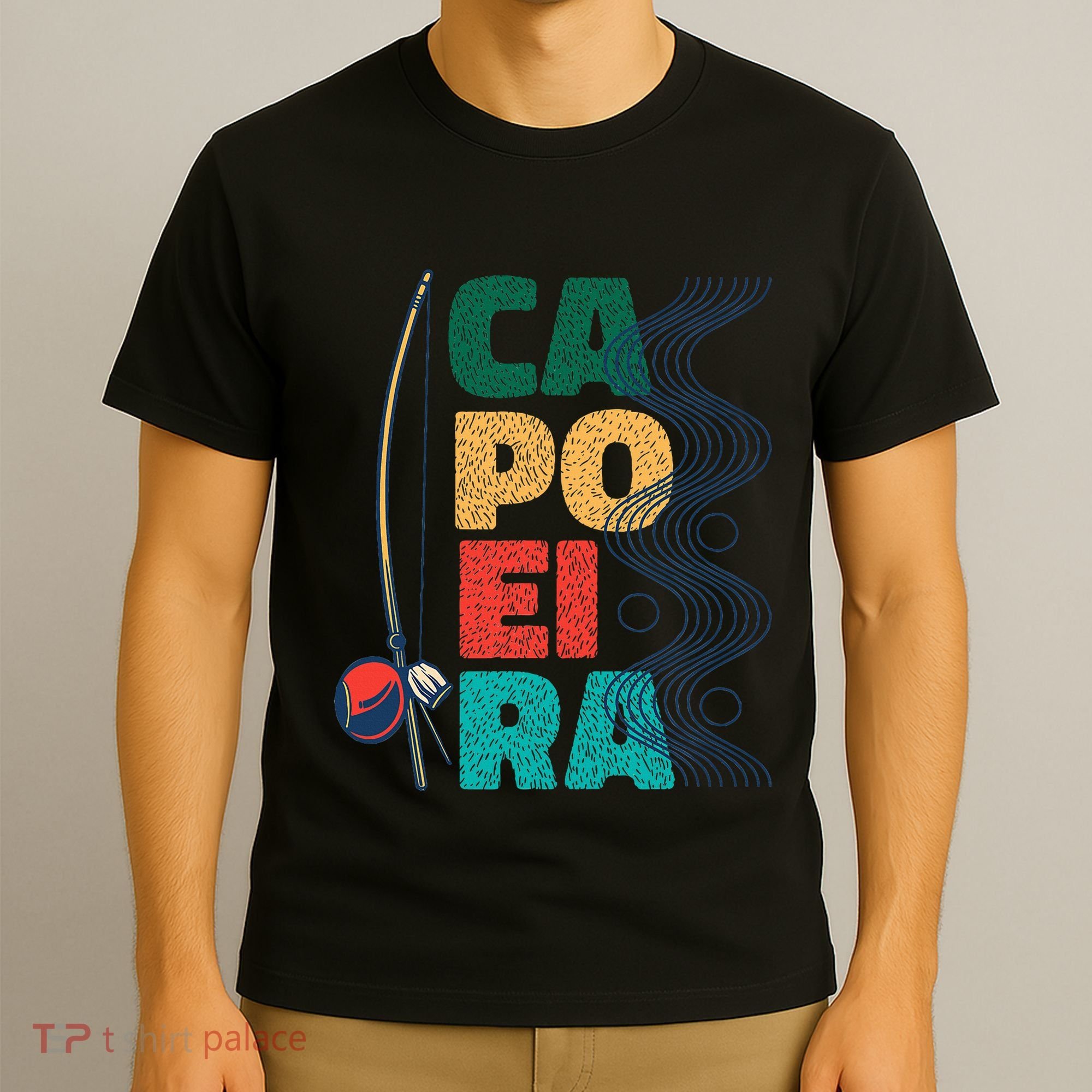 Berimbau Capoeira Music Instrument Brazil T-Shirt