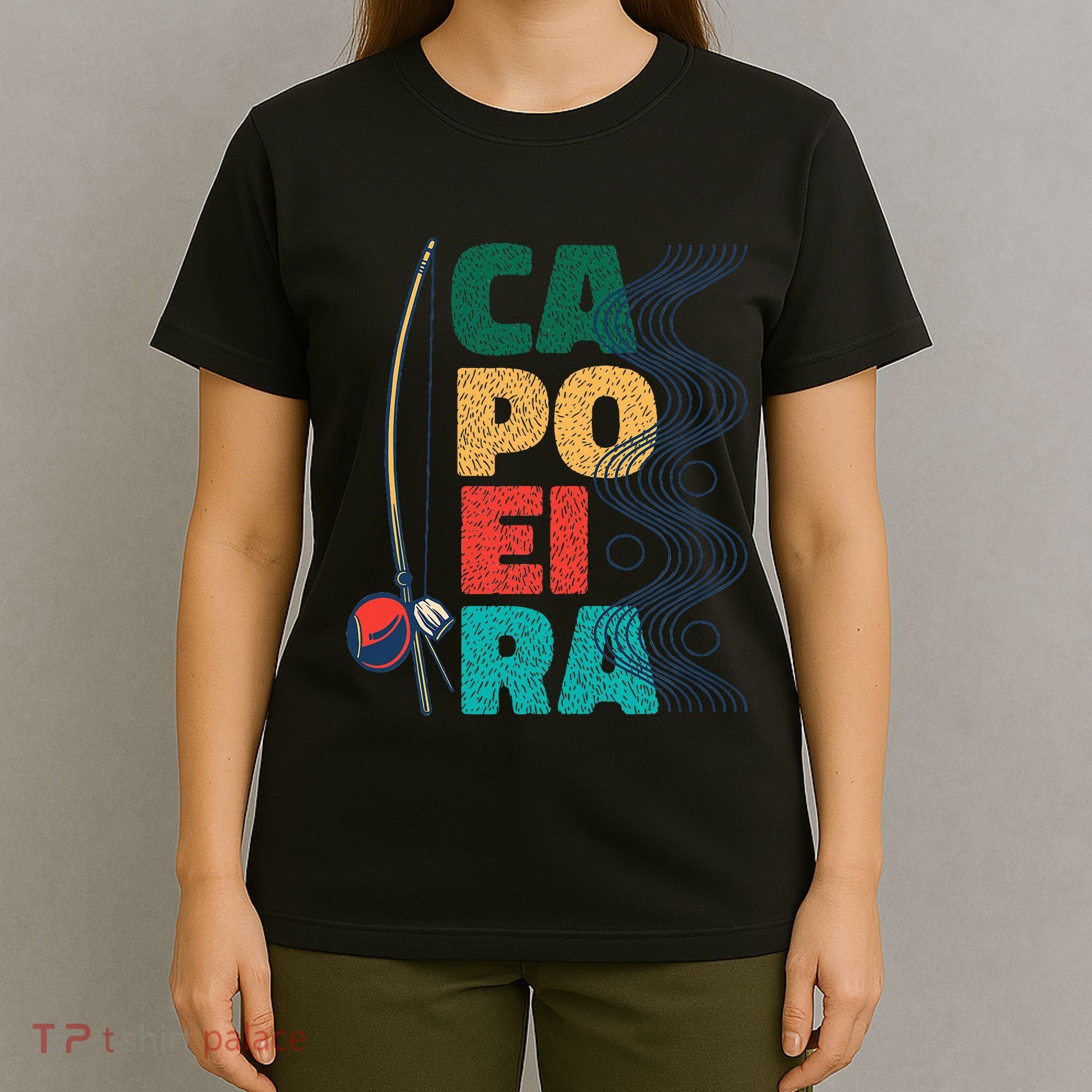 Berimbau Capoeira Music Instrument Brazil T-Shirt