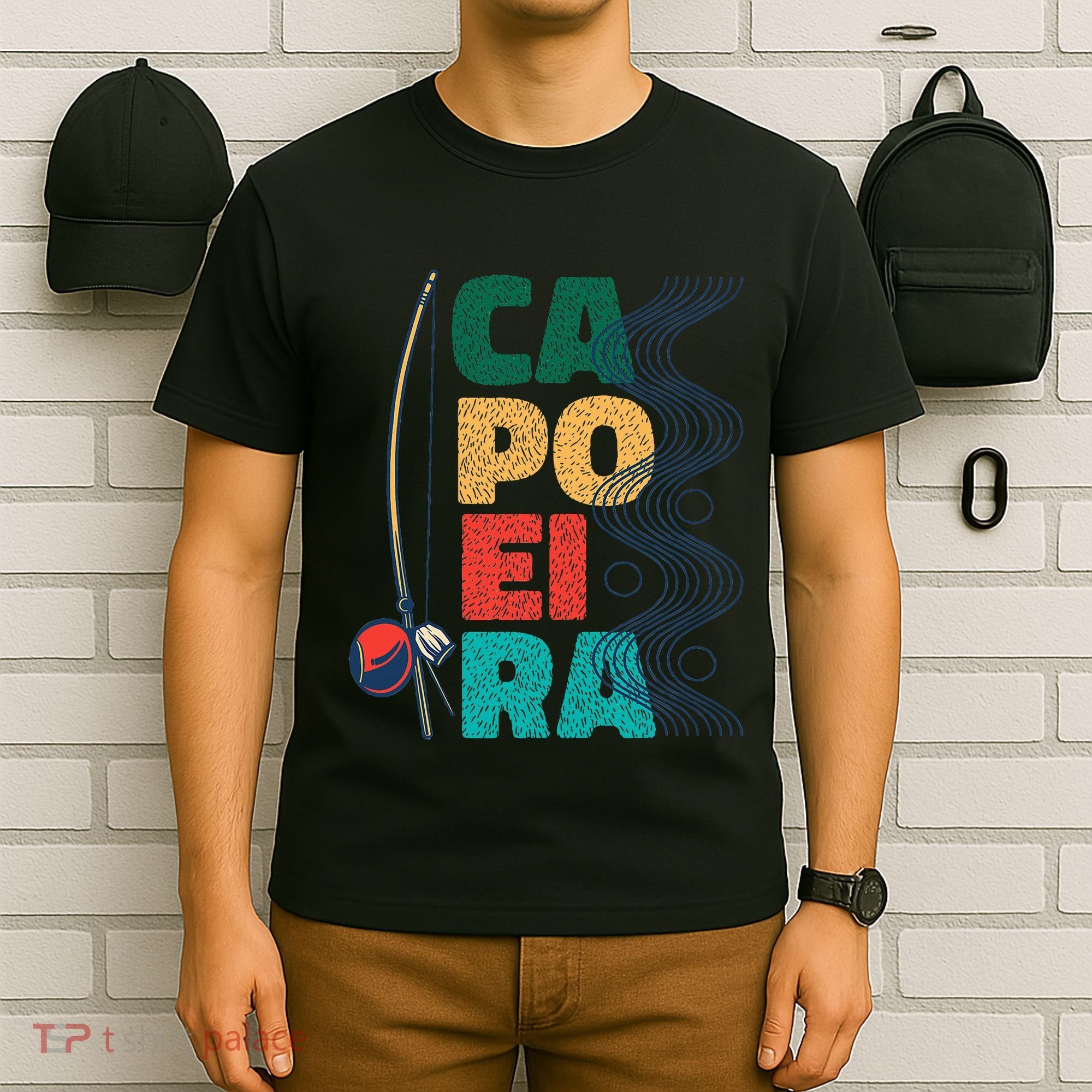 Berimbau Capoeira Music Instrument Brazil T-Shirt