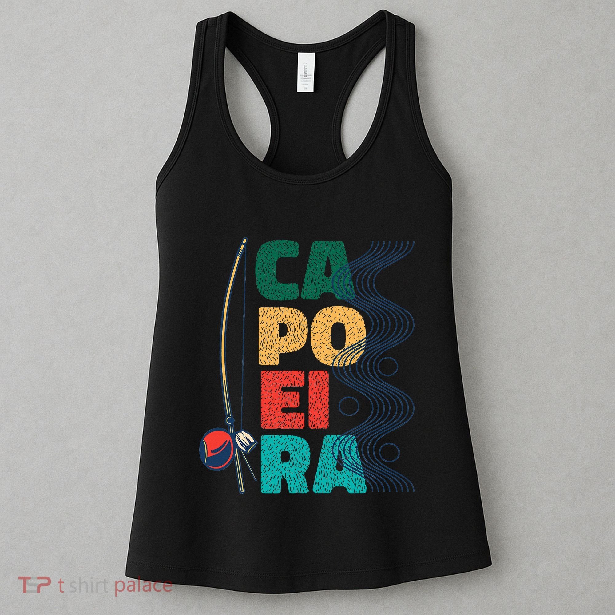 Berimbau Capoeira Music Instrument Brazil Women's Tank Top