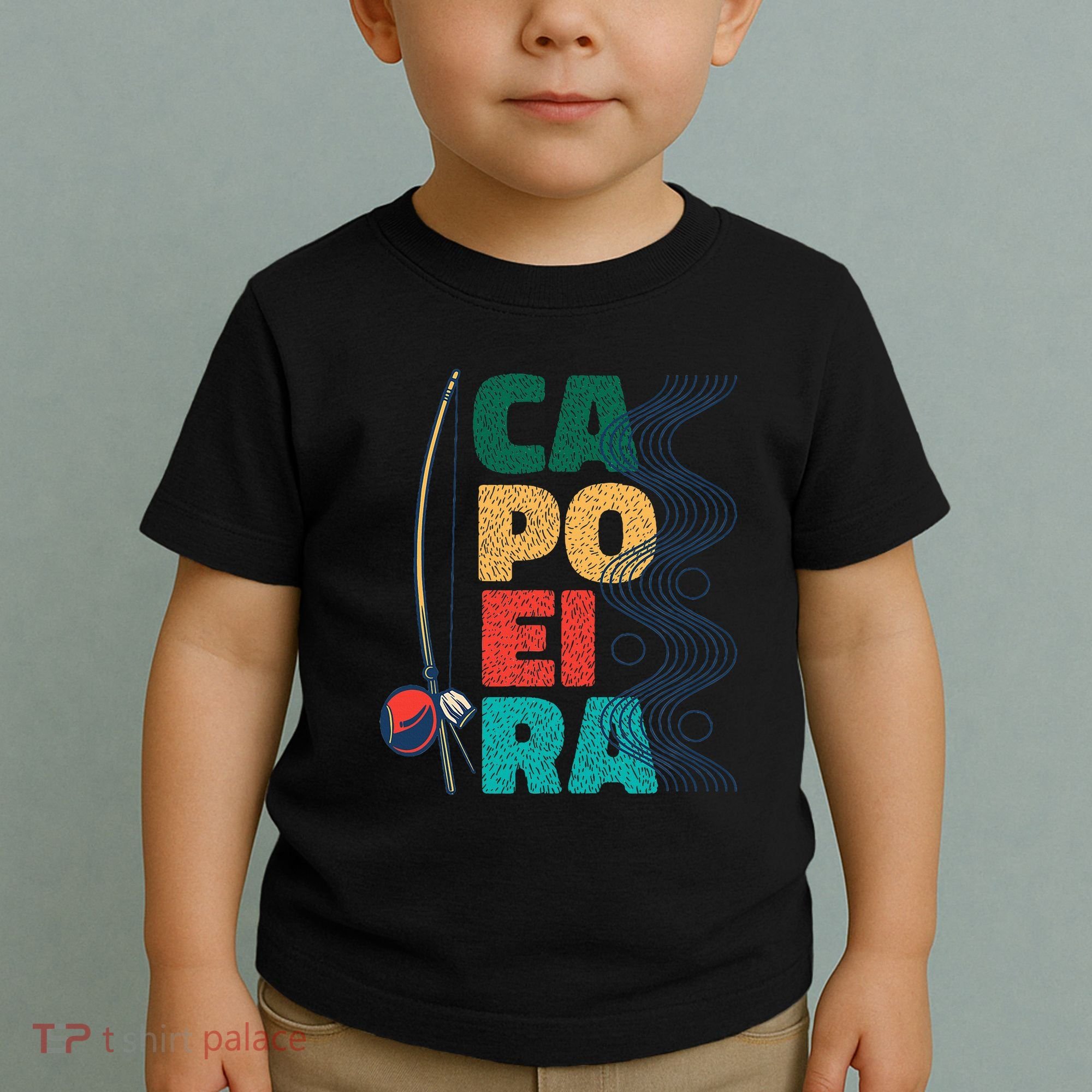 Berimbau Capoeira Music Instrument Brazil Toddler T-Shirt