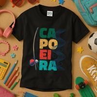 Berimbau Capoeira Music Instrument Brazil Kids T-Shirt thumb 3