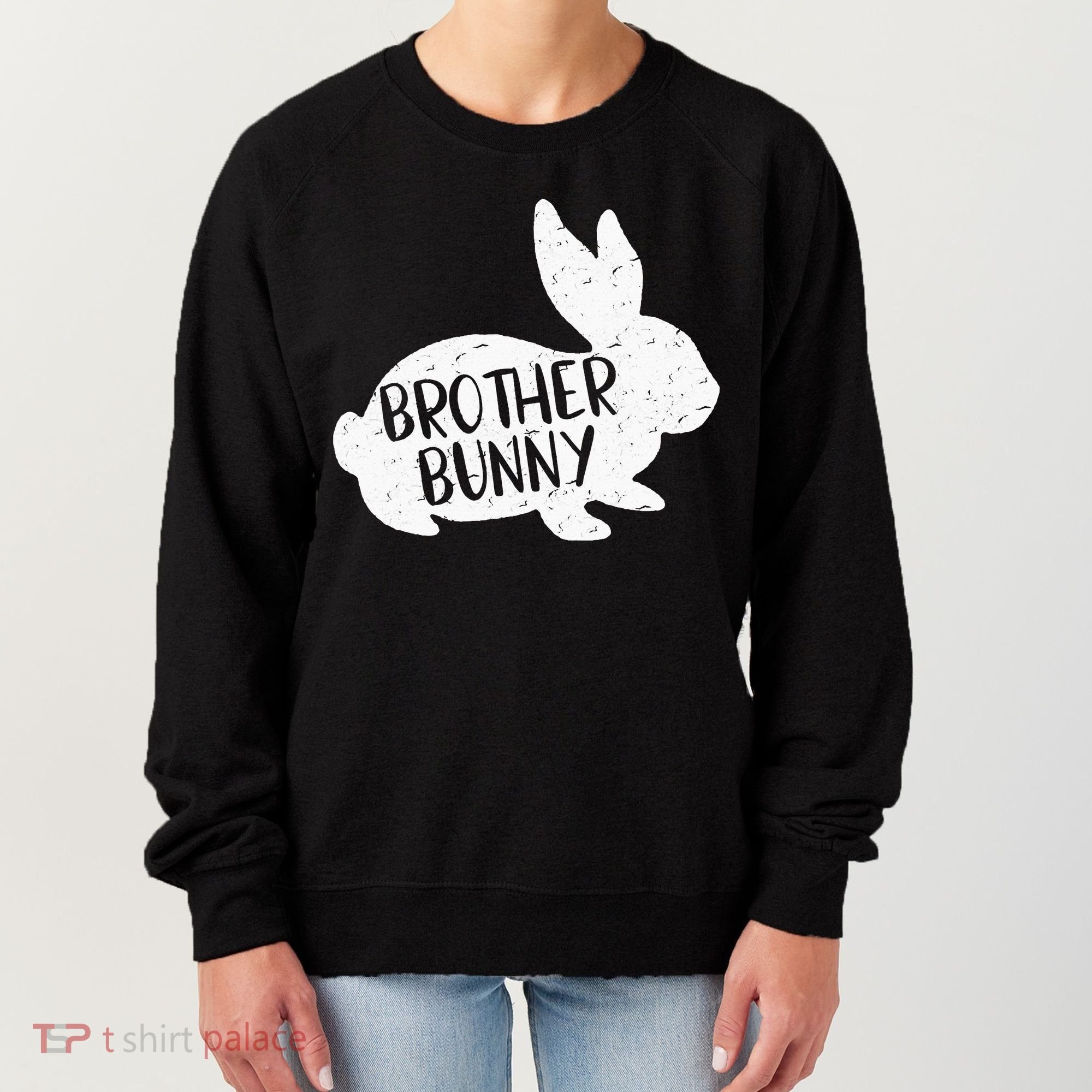 Bunny Cute Matching Family Easter Brother Women's Sweatshirt