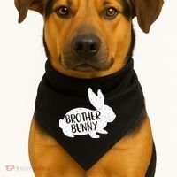 Bunny Cute Matching Family Easter Brother USA-Made Doggie Bandana thumb 1
