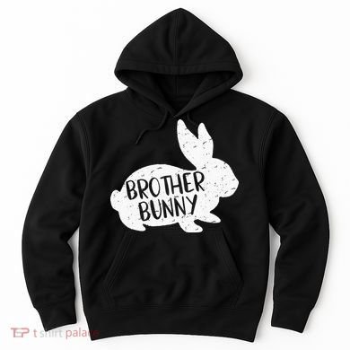 Bunny Cute Matching Family Easter Brother Hoodie