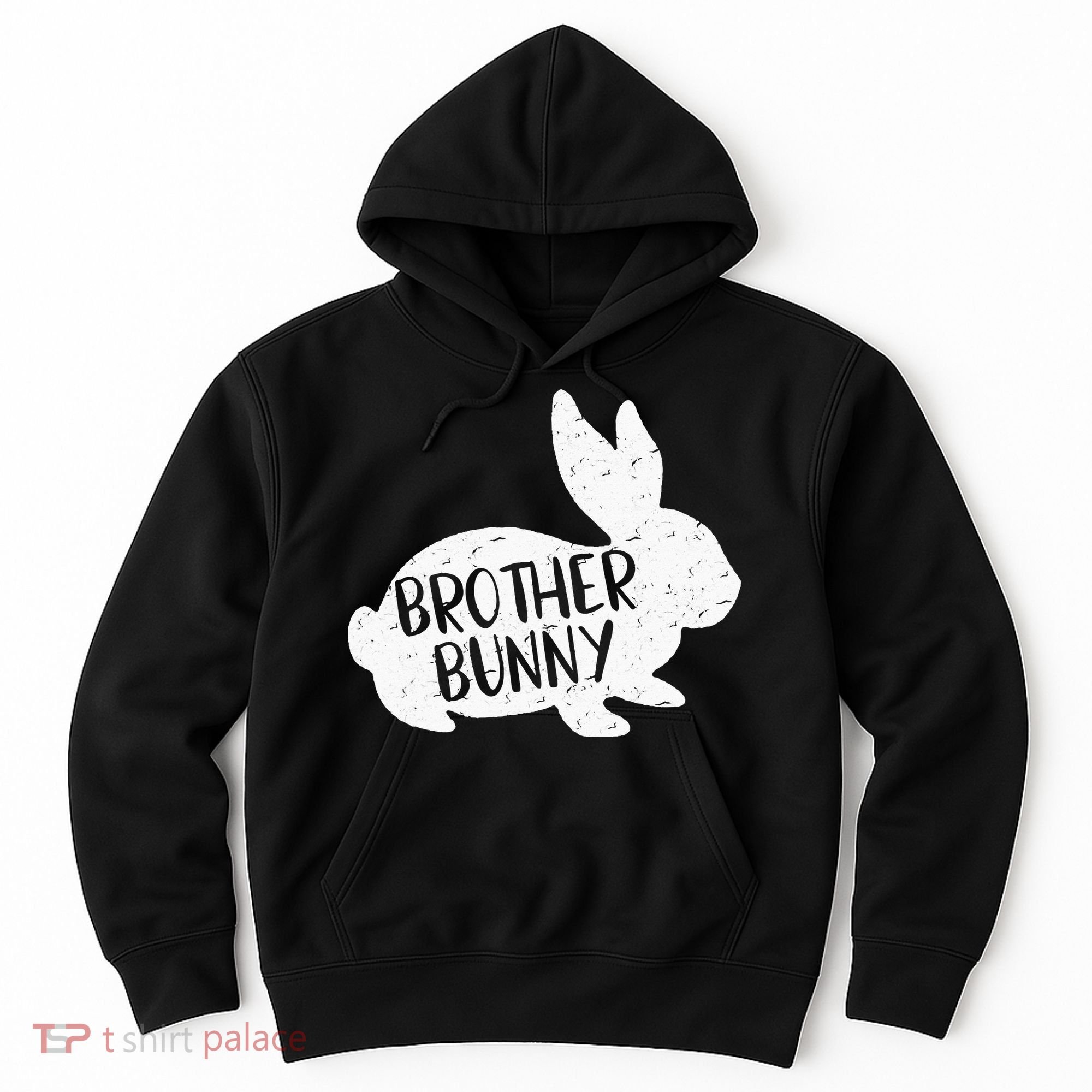 Bunny Cute Matching Family Easter Brother Hoodie