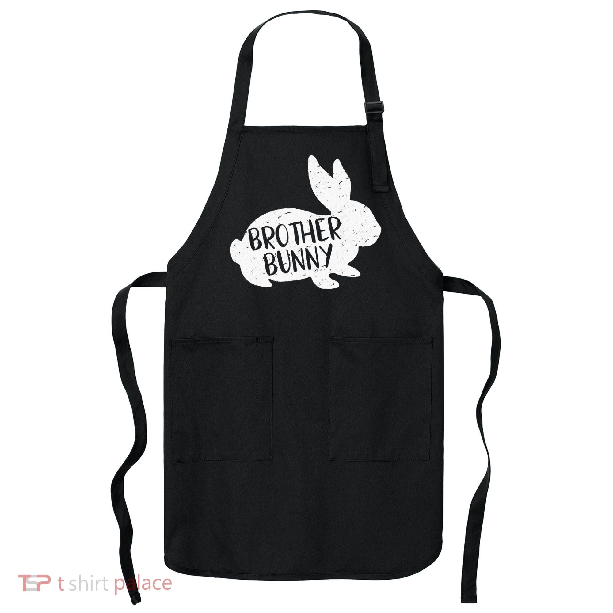 Bunny Cute Matching Family Easter Brother Apron