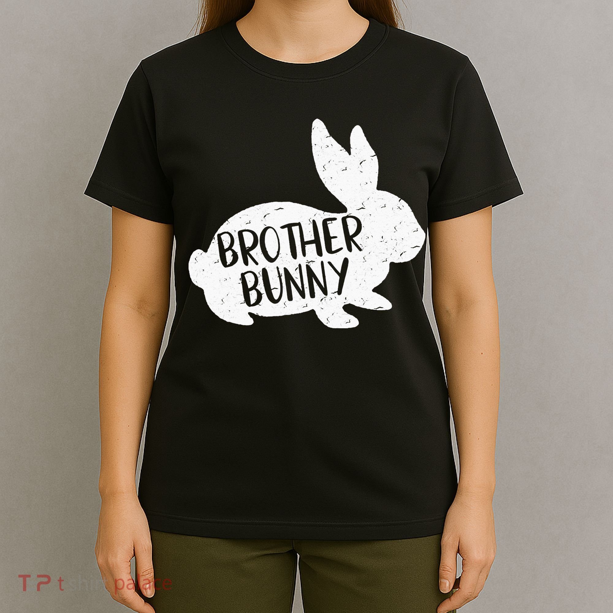 Bunny Cute Matching Family Easter Brother T-Shirt