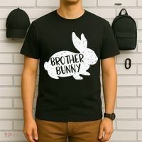Bunny Cute Matching Family Easter Brother T-Shirt thumb 6