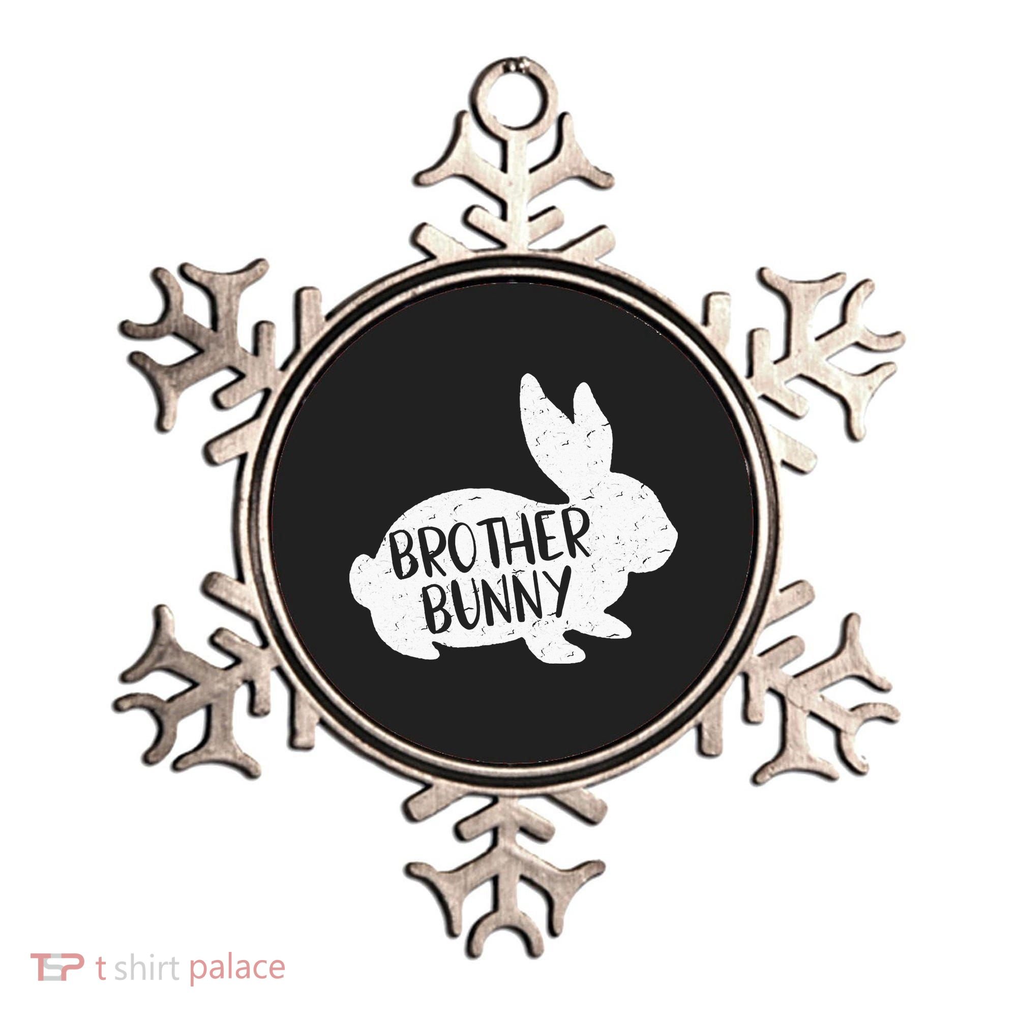 Bunny Cute Matching Family Easter Brother Ornament