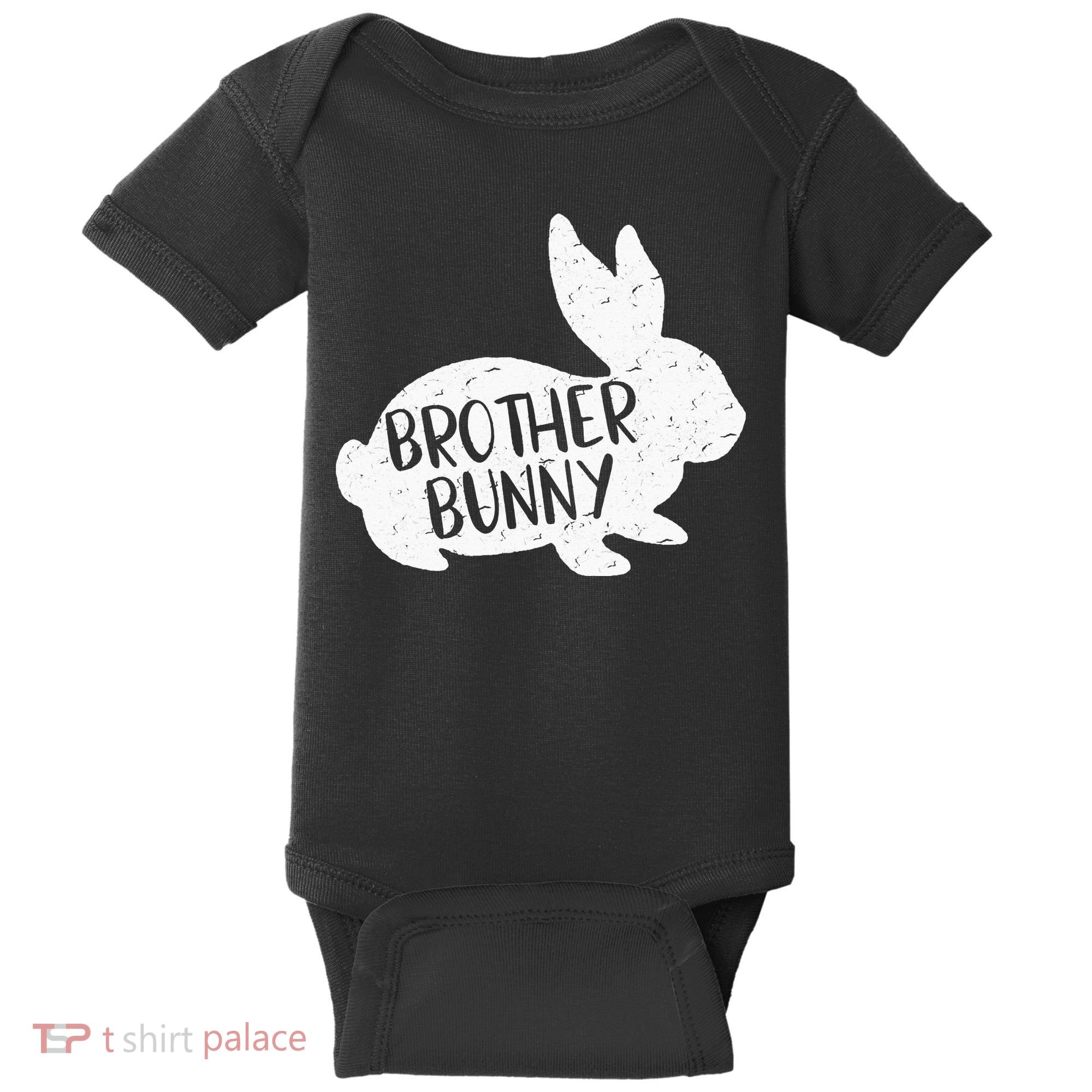 Bunny Cute Matching Family Easter Brother Baby Bodysuit