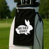 Bunny Cute Matching Family Easter Brother Golf Towel thumb 2