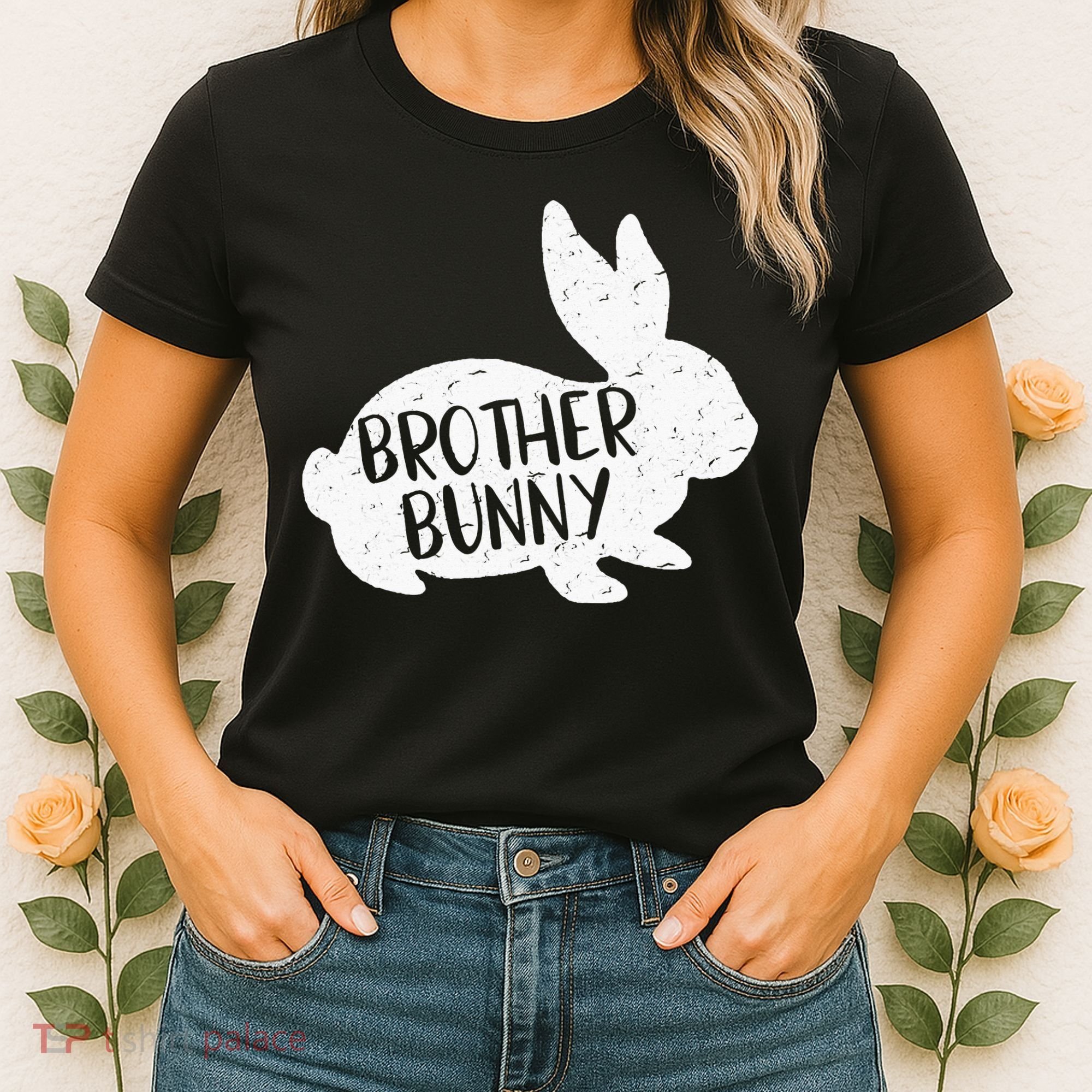 Bunny Cute Matching Family Easter Brother Women's T-Shirt