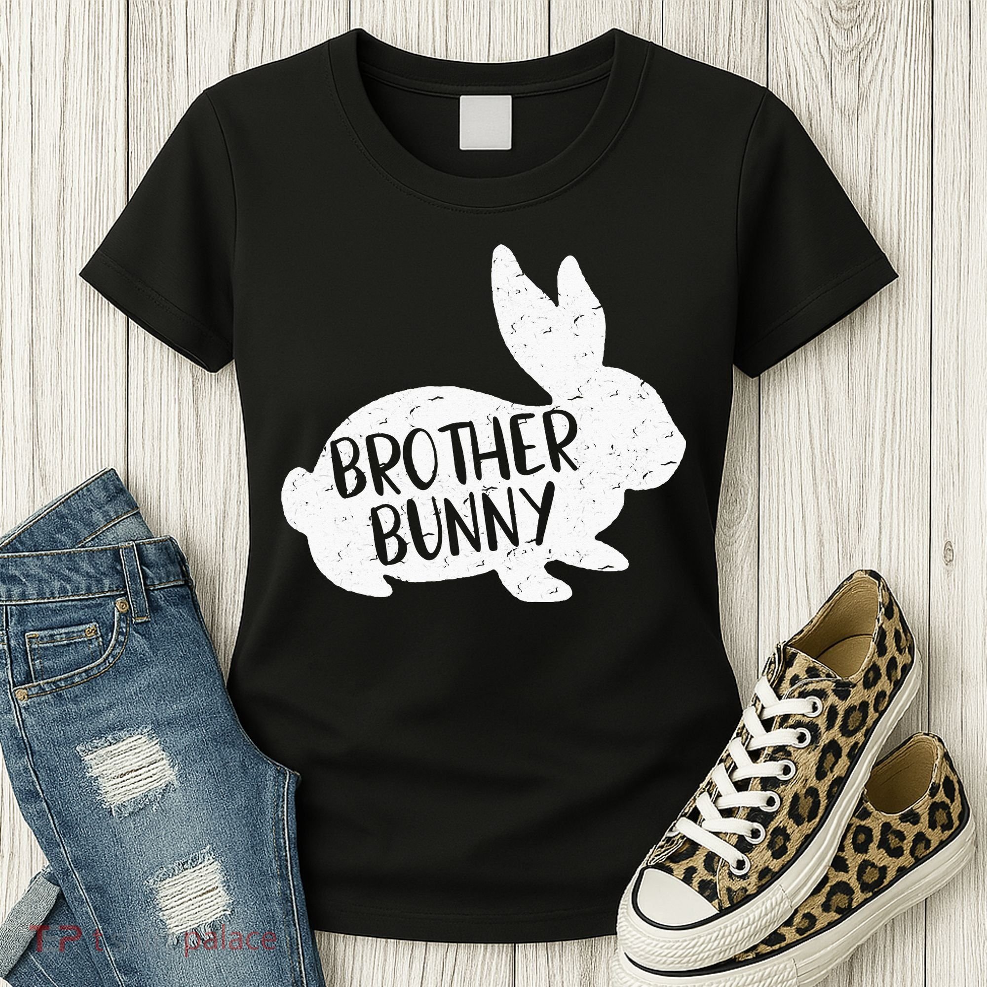 Bunny Cute Matching Family Easter Brother Women's T-Shirt
