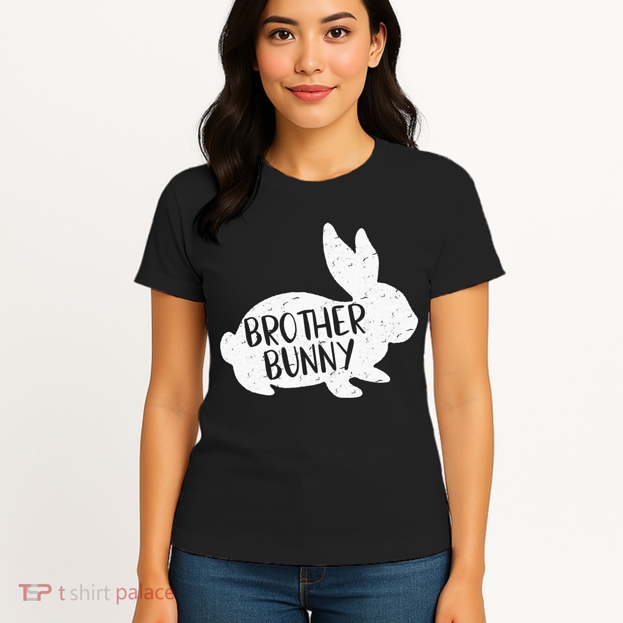 Bunny Cute Matching Family Easter Brother Women's T-Shirt