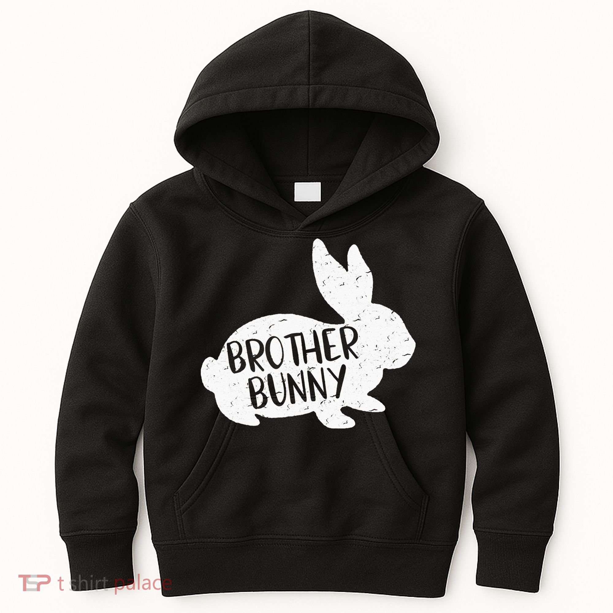 Bunny Cute Matching Family Easter Brother Kids Hoodie
