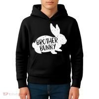 Bunny Cute Matching Family Easter Brother Kids Hoodie thumb 4