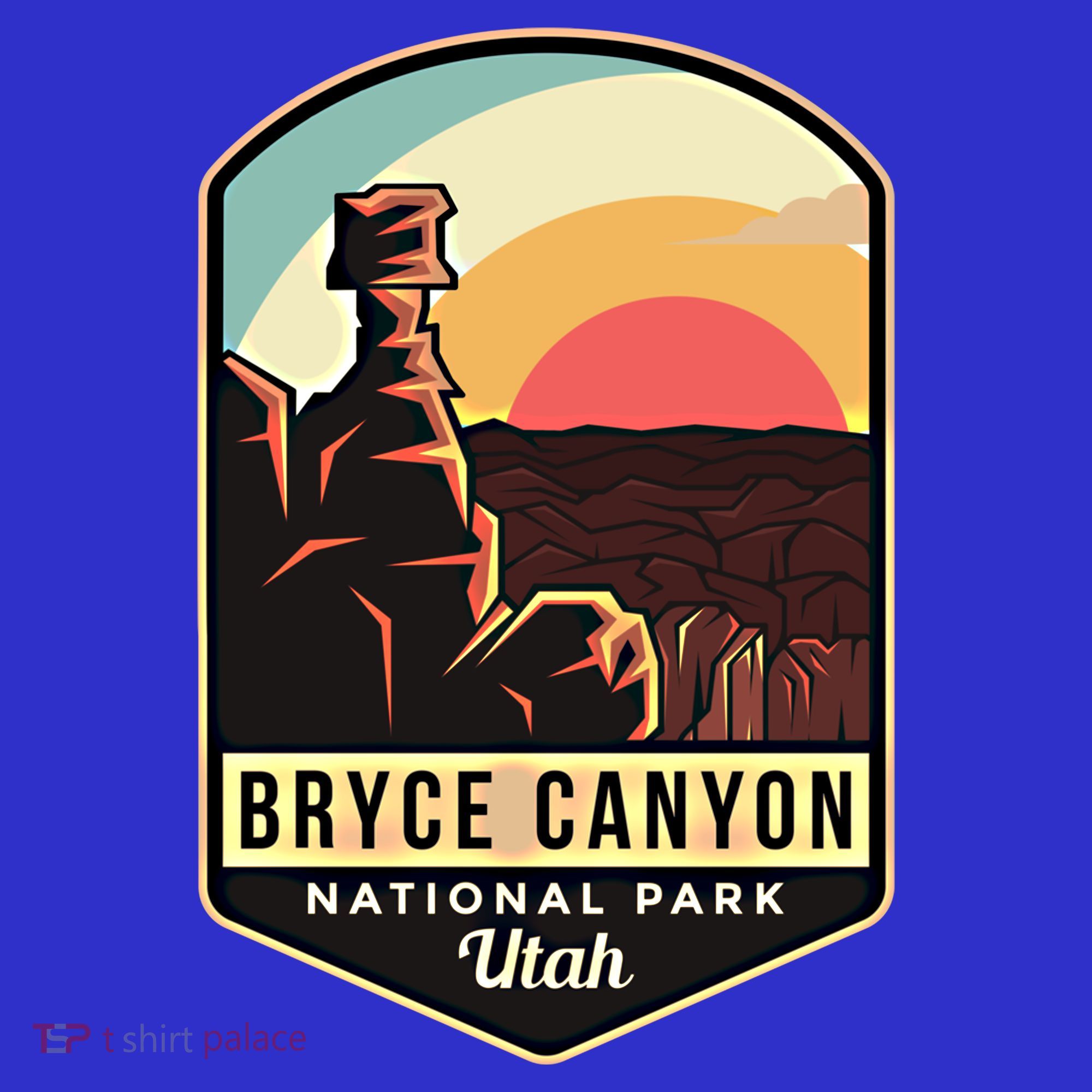 Bryce Canyon National Park Hiking Utah Tourist Souvenirs Gift T-Shirt