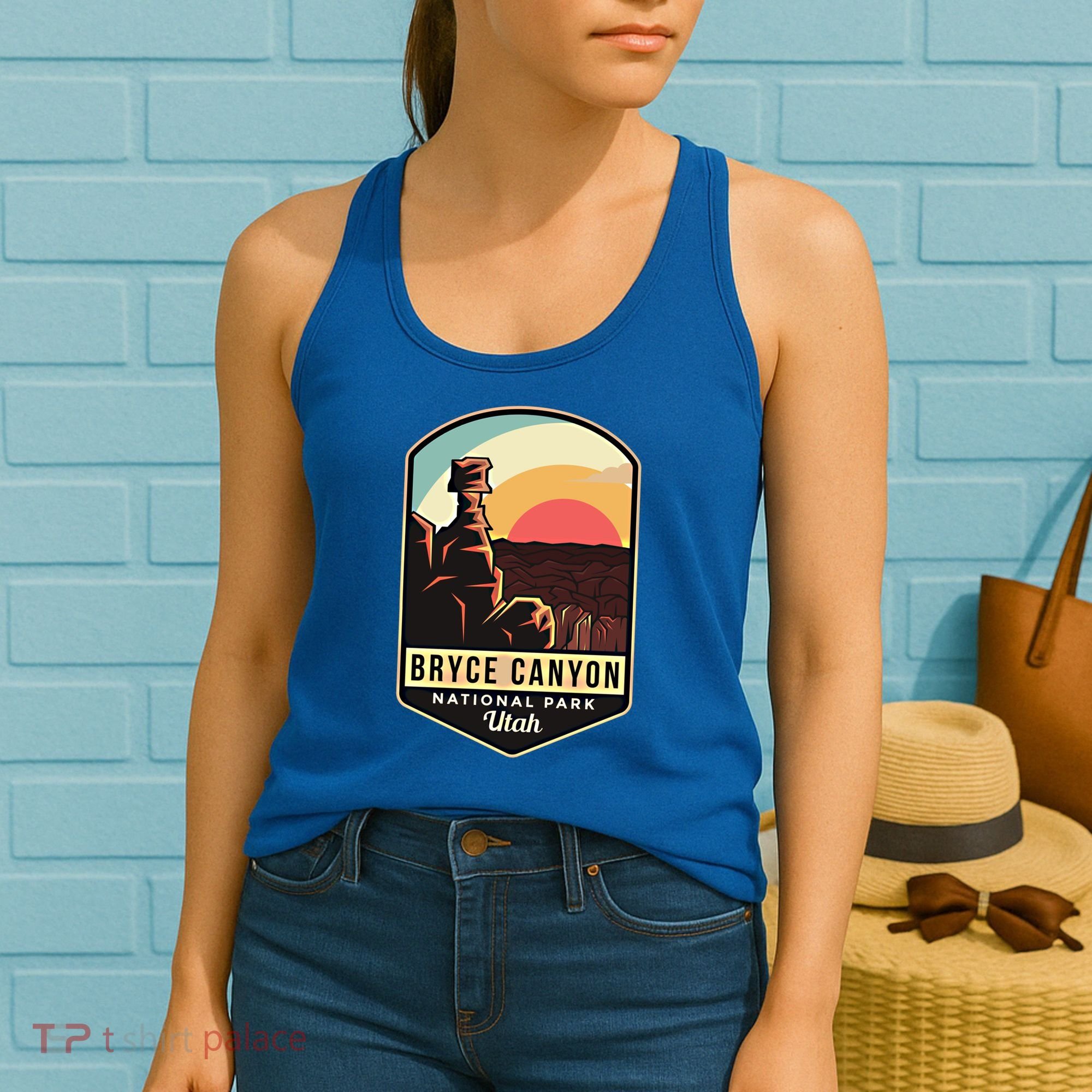 Bryce Canyon National Park Hiking Utah Tourist Souvenirs Gift Women's Tank Top