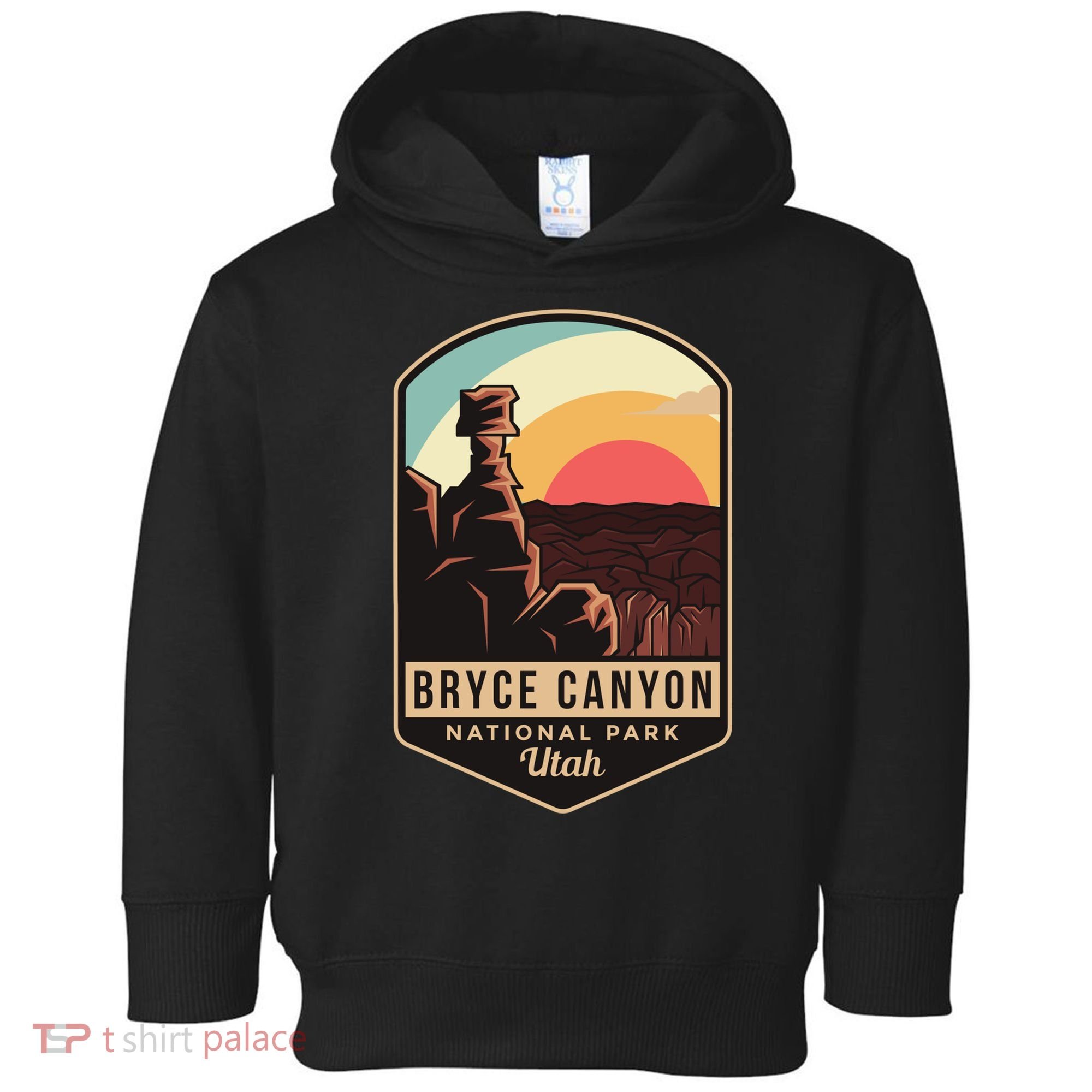 Bryce Canyon National Park Hiking Utah Tourist Souvenirs Cool Gift Toddler Hoodie