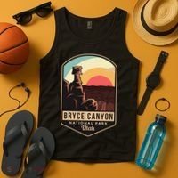 Bryce Canyon National Park Hiking Utah Tourist Souvenirs Cool Gift Tank Top thumb 4