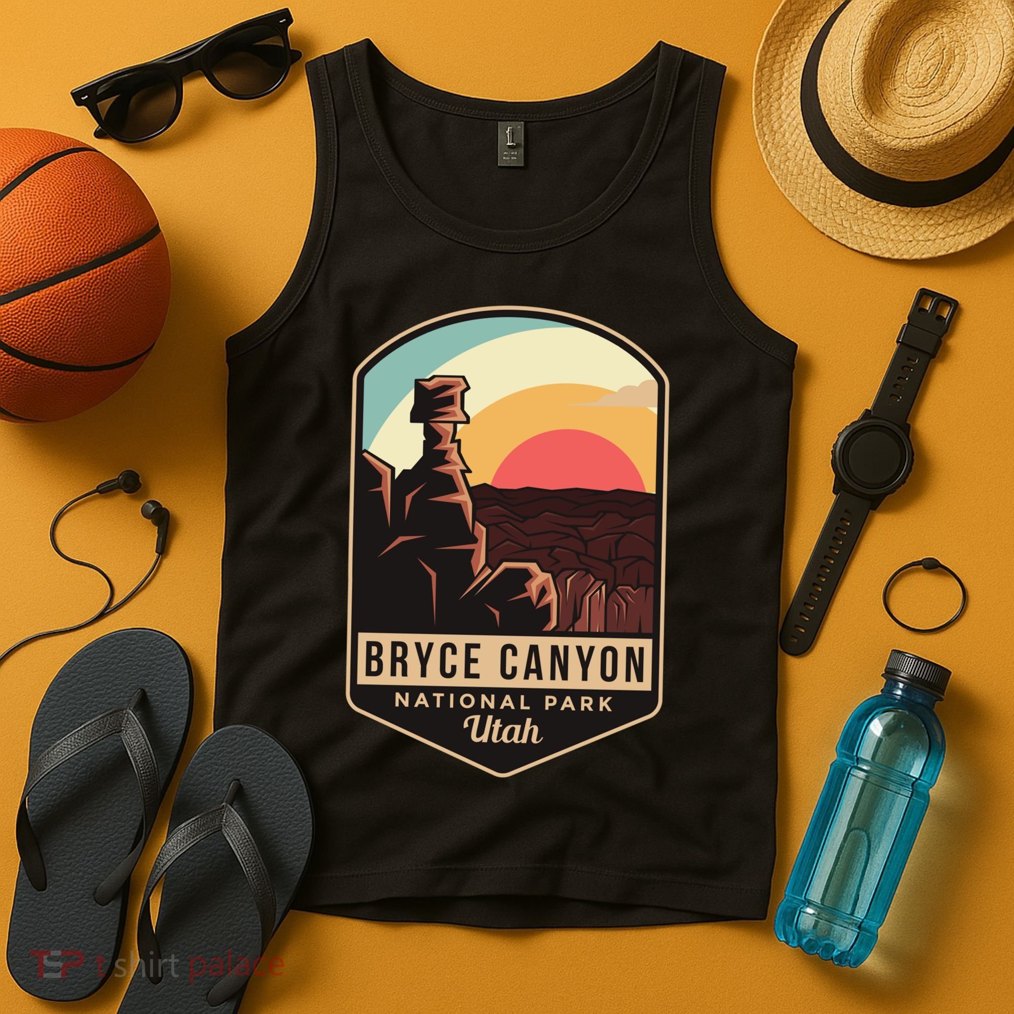 Bryce Canyon National Park Hiking Utah Tourist Souvenirs Cool Gift Tank Top