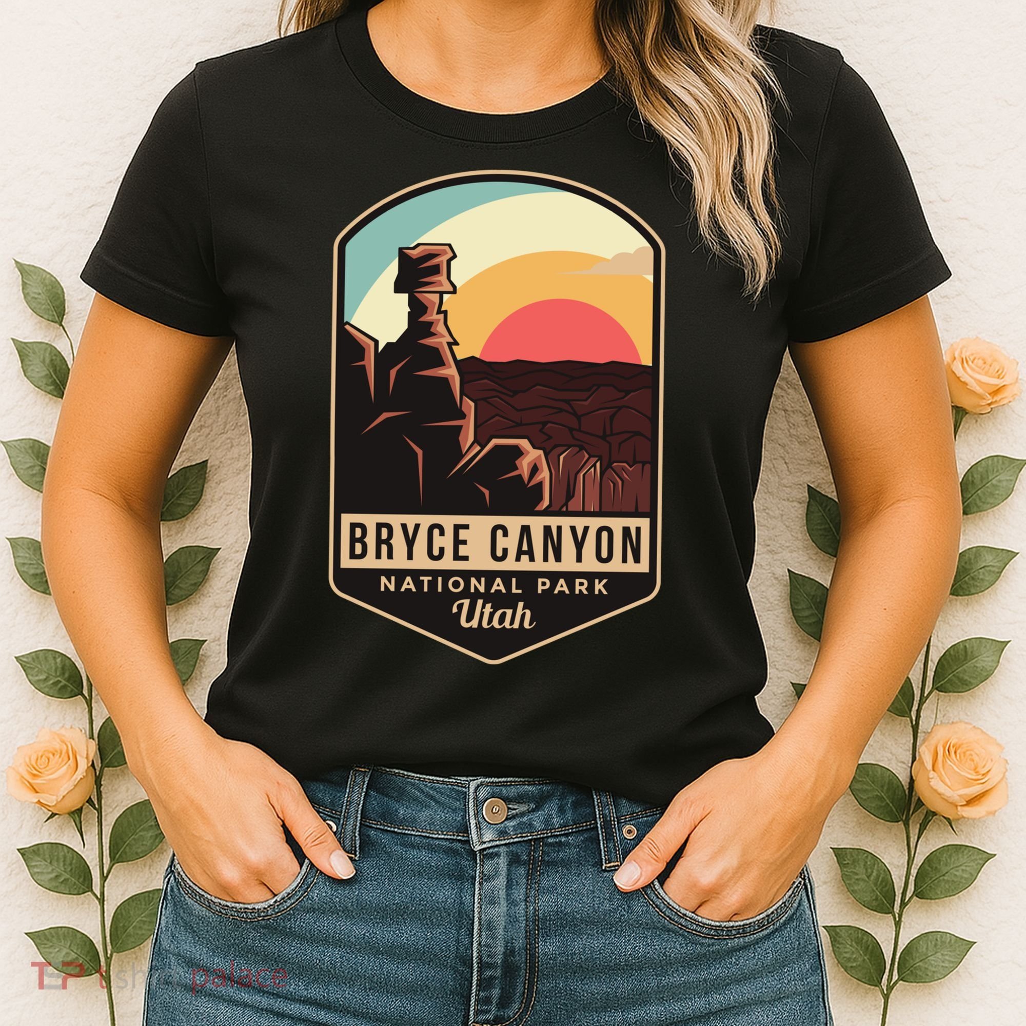 Bryce Canyon National Park Hiking Utah Tourist Souvenirs Cool Gift Women's T-Shirt
