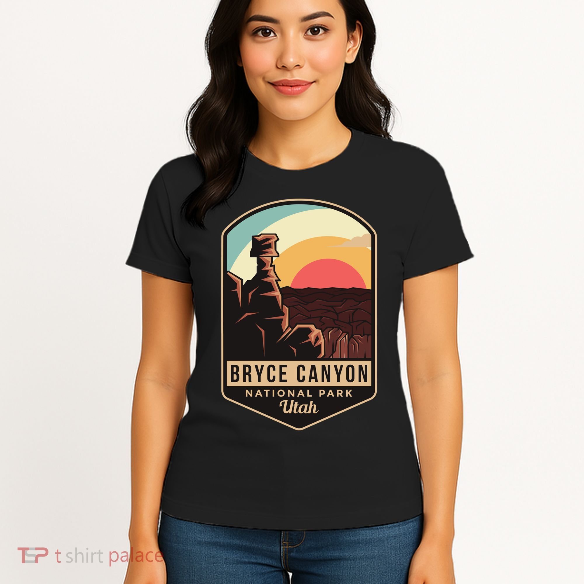 Bryce Canyon National Park Hiking Utah Tourist Souvenirs Cool Gift Women's T-Shirt