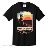 Bryce Canyon National Park Hiking Utah Tourist Souvenirs Cool Gift Kids T-Shirt thumb 0