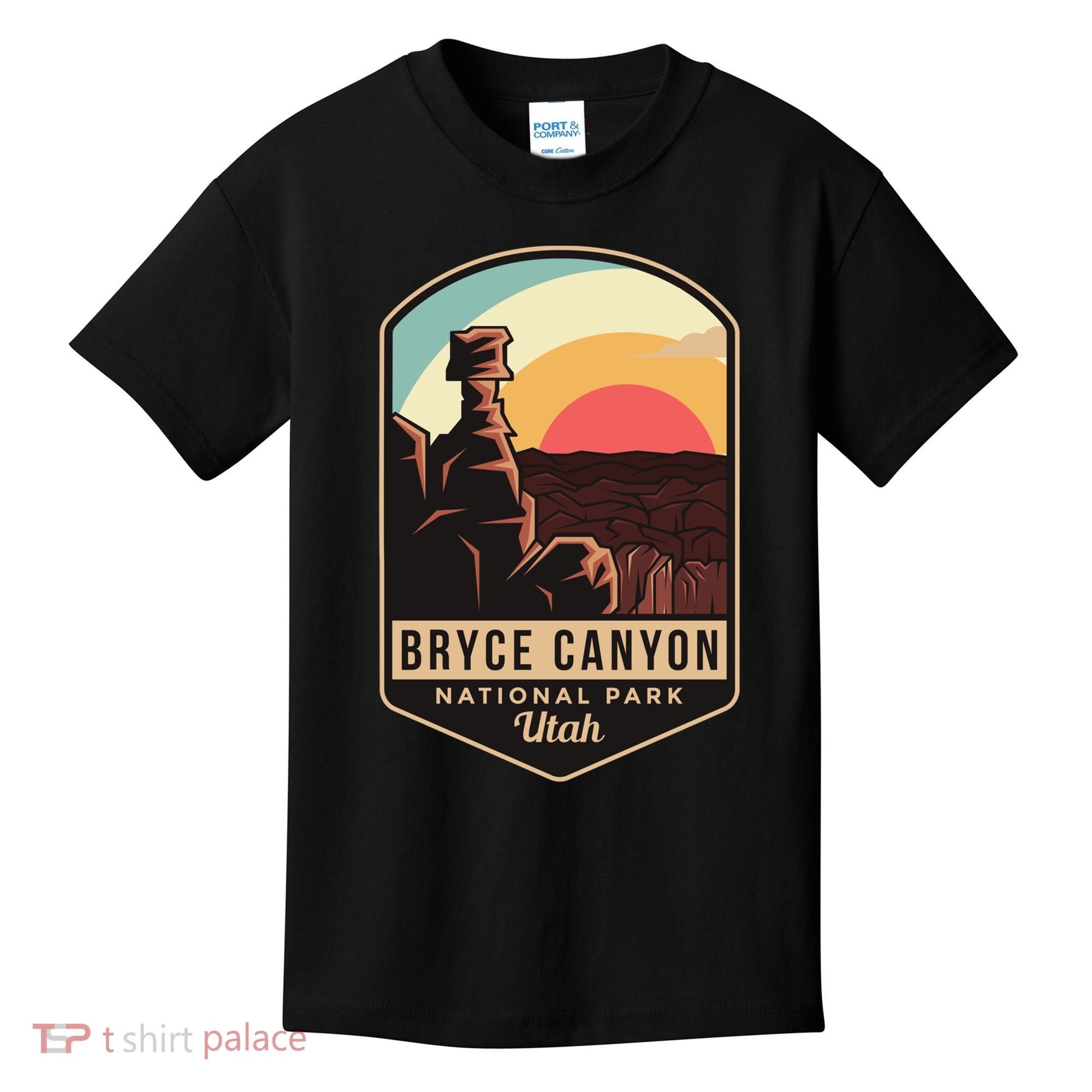 Bryce Canyon National Park Hiking Utah Tourist Souvenirs Cool Gift Kids T-Shirt