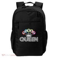 Bingo Casino Night Crown Bingo Queen Gift Backpack thumb 0