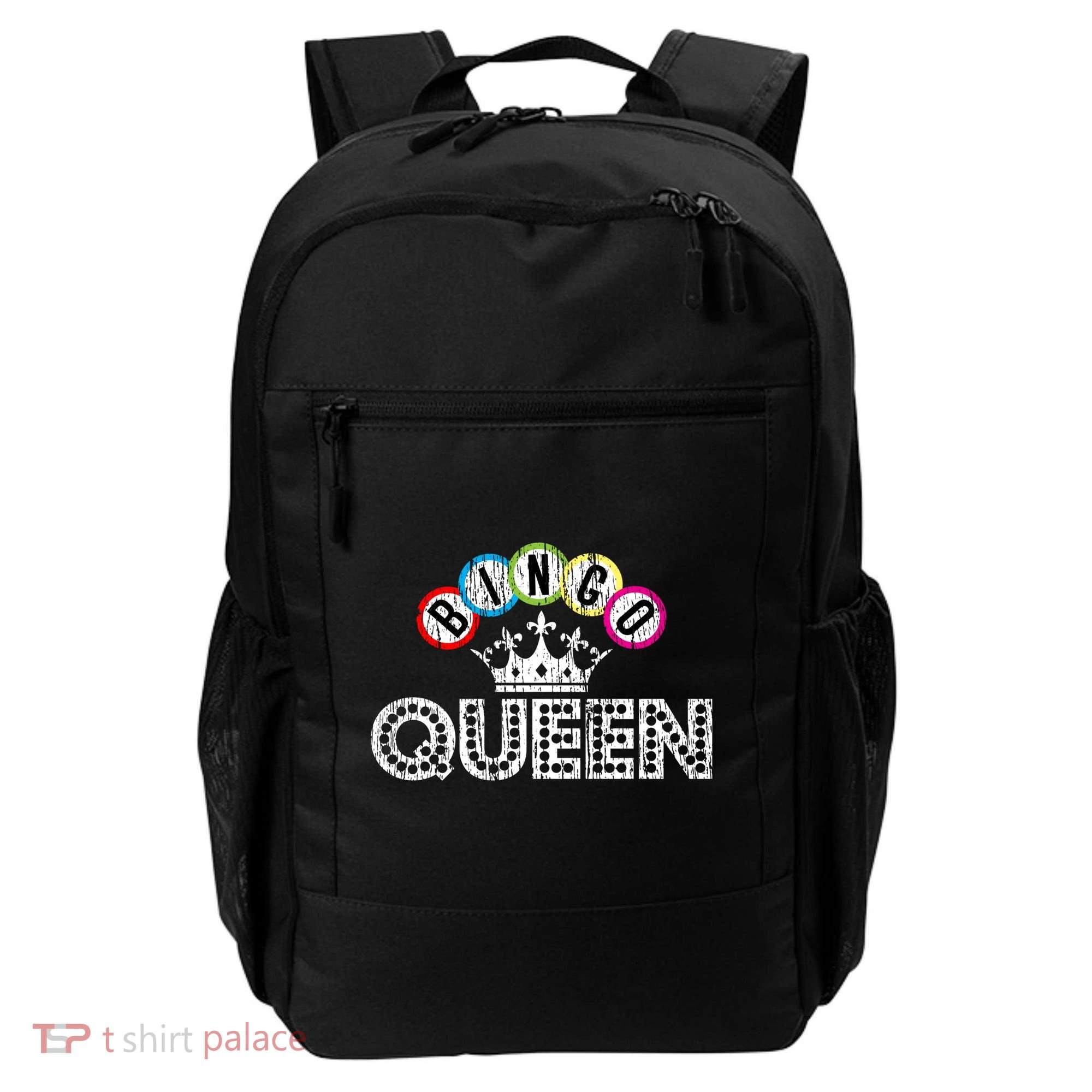 Bingo Casino Night Crown Bingo Queen Gift Backpack