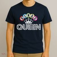Bingo Casino Night Crown Bingo Queen Gift T-Shirt thumb 3