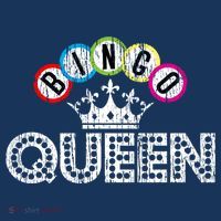 Bingo Casino Night Crown Bingo Queen Gift T-Shirt thumb 7