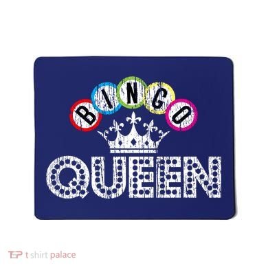 Bingo Casino Night Crown Bingo Queen Gift Mousepad