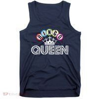 Bingo Casino Night Crown Bingo Queen Gift Tank Top thumb 0