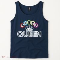 Bingo Casino Night Crown Bingo Queen Gift Tank Top thumb 2