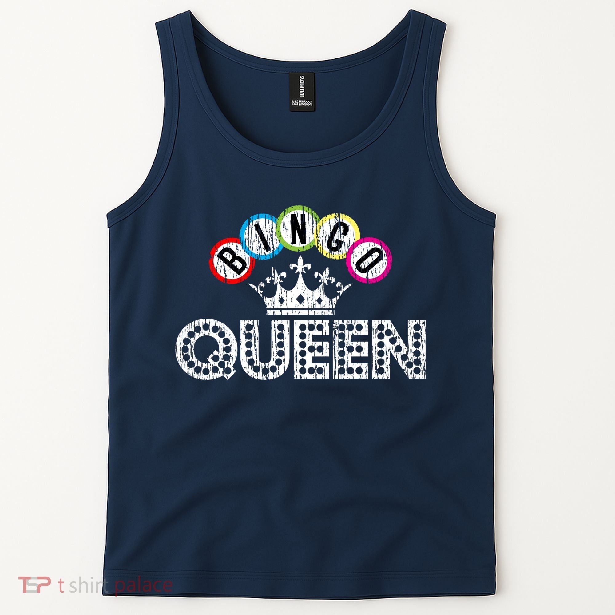 Bingo Casino Night Crown Bingo Queen Gift Tank Top
