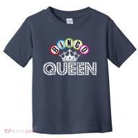 Bingo Casino Night Crown Bingo Queen Gift Toddler T-Shirt thumb 0