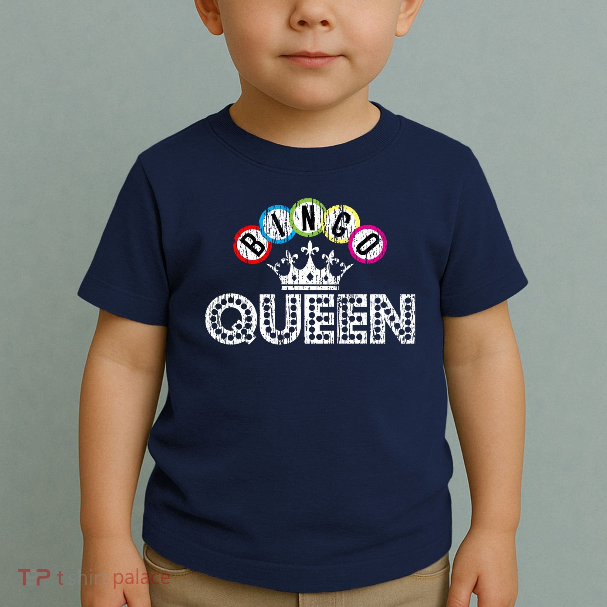 Bingo Casino Night Crown Bingo Queen Gift Toddler T-Shirt