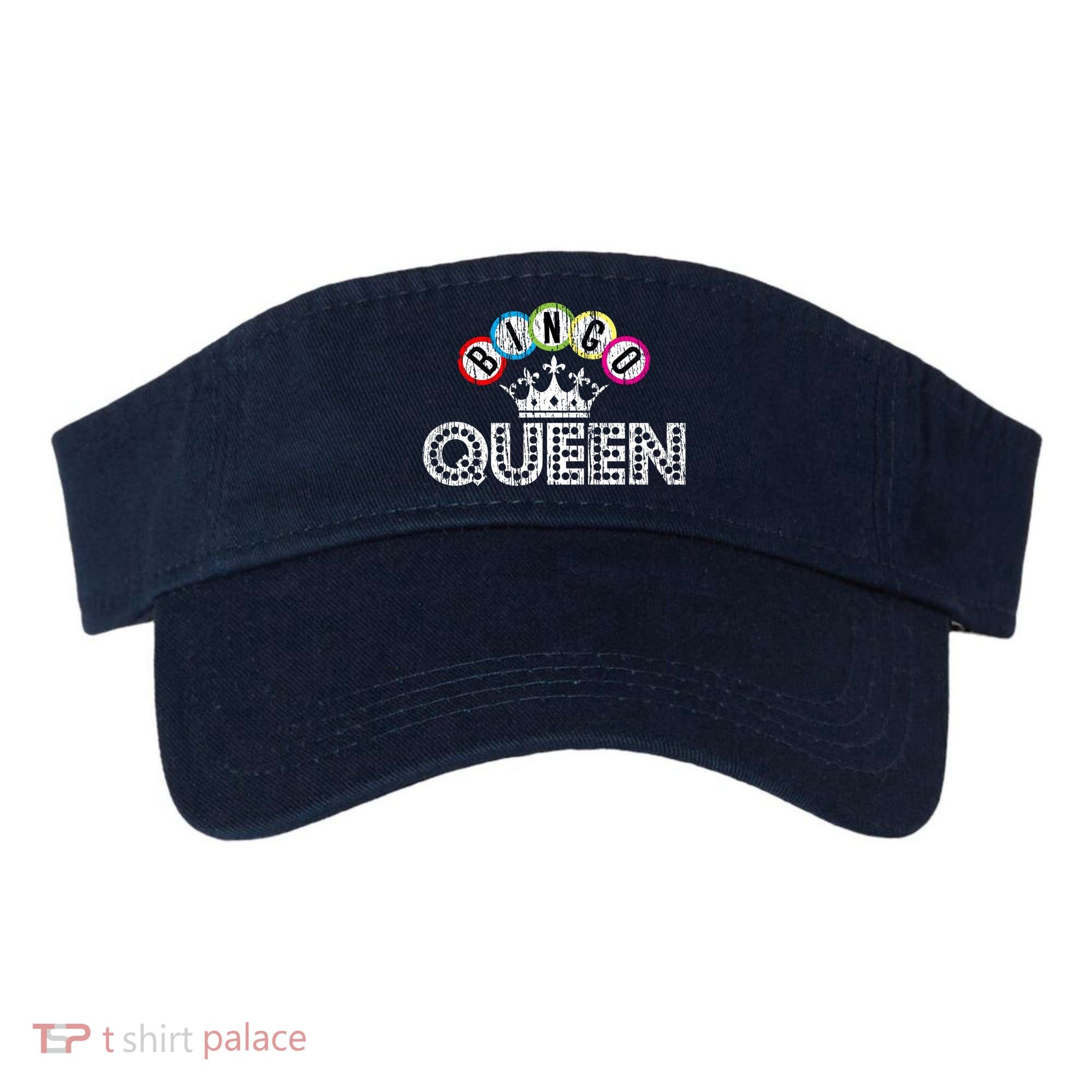 Bingo Casino Night Crown Bingo Queen Gift Visor