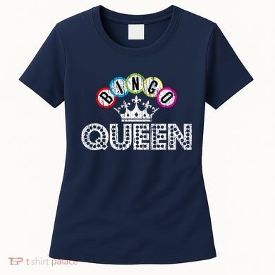Bingo Casino Night Crown Bingo Queen Gift Women's T-Shirt