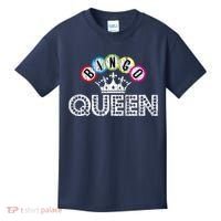 Bingo Casino Night Crown Bingo Queen Gift Kids T-Shirt thumb 0