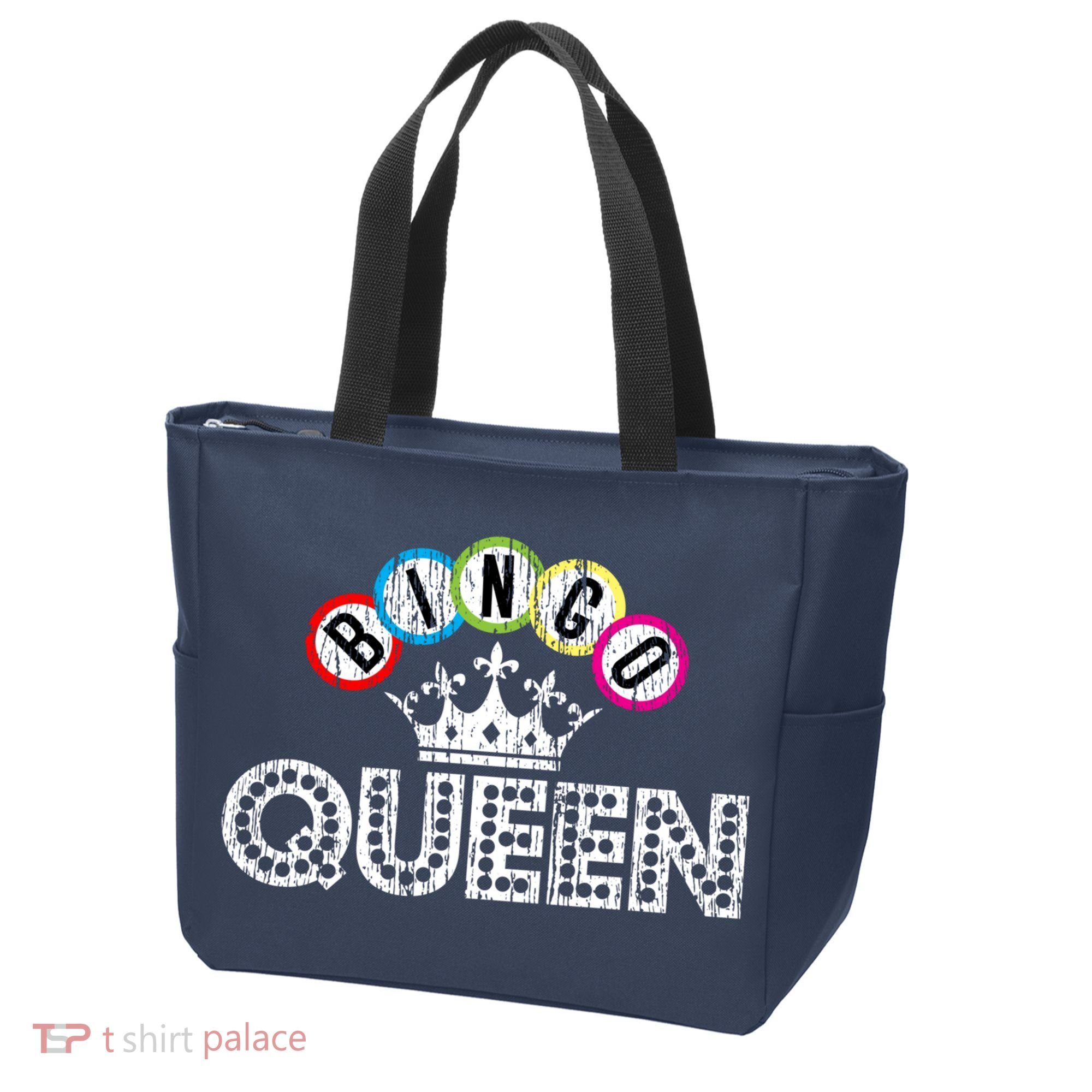 Bingo Casino Night Crown Bingo Queen Gift Tote Bag