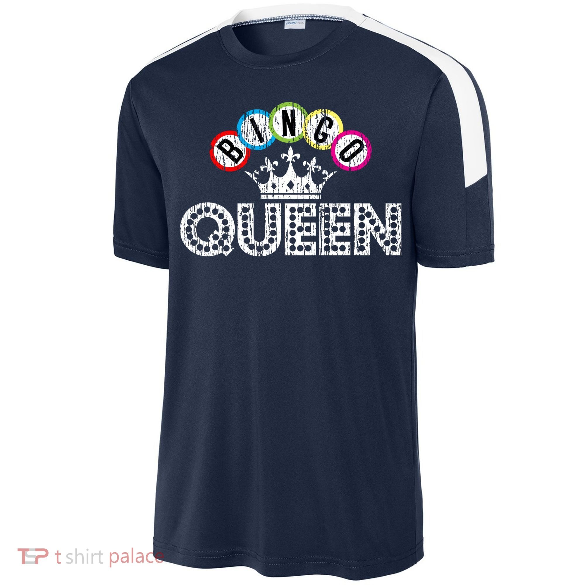 Bingo Casino Night Crown Bingo Queen Gift Sport-Tek Competitor United Soccer Jersey