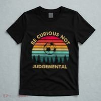 Be Curious Not Judgemental Vintage Funny T-Shirt thumb 5