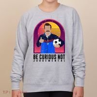 Be Curious Not Judgemental Football Funny Women's Sweatshirt thumb 0