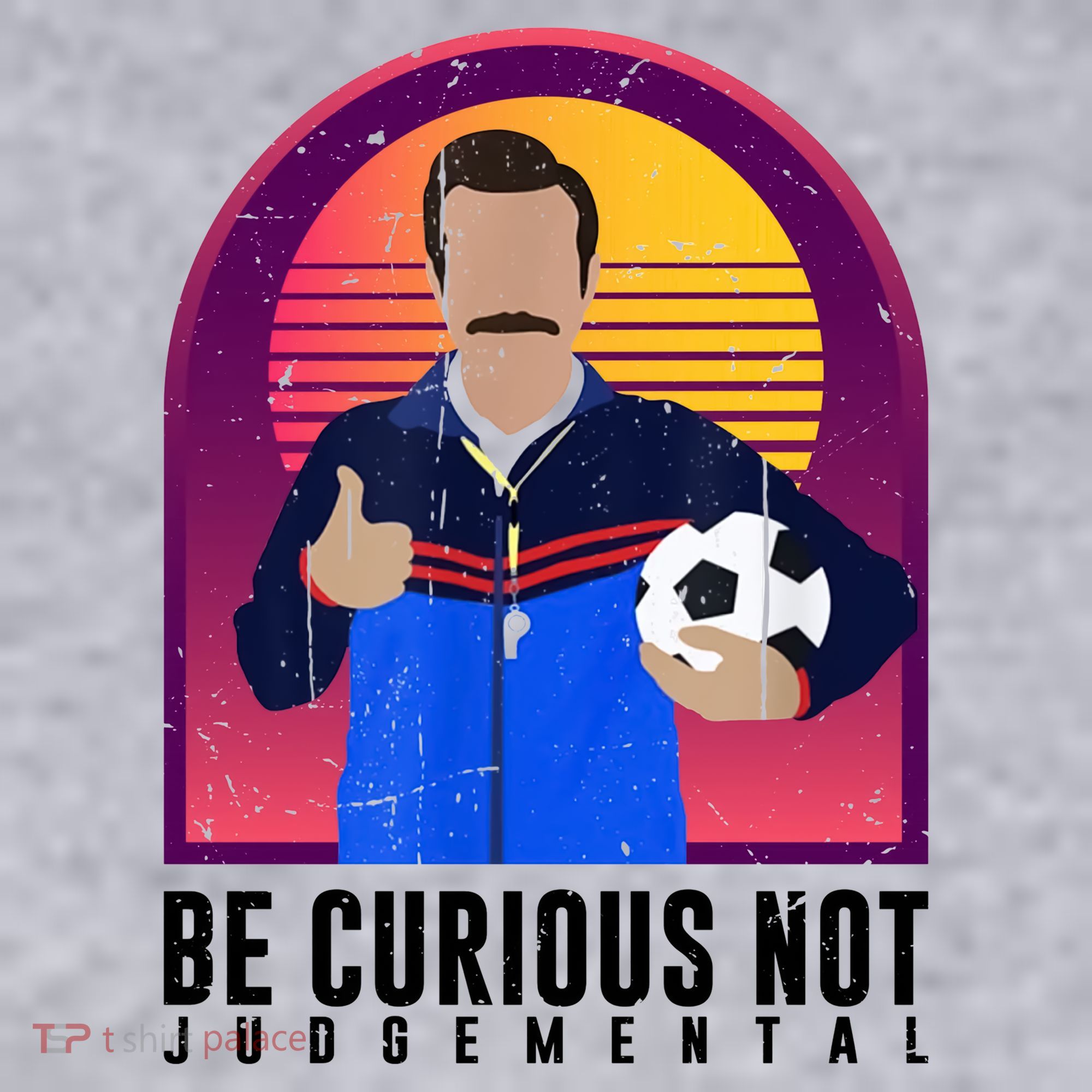 Be Curious Not Judgemental Football Funny Women's Sweatshirt